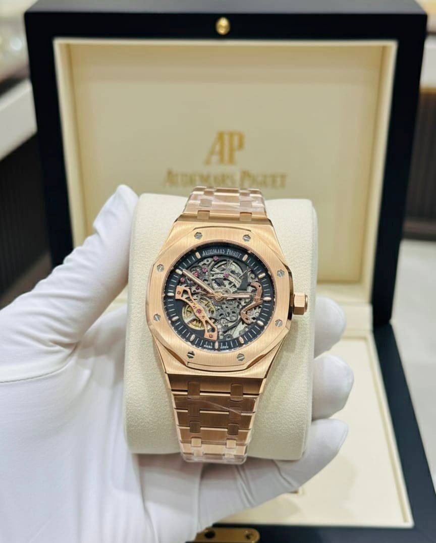 Audemars Piguet – Royal Oak Openworked (Skeleton) – Rose Gold