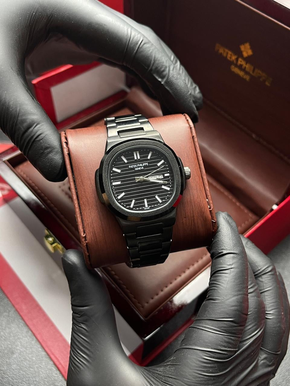 Patek Phillipe Geneve | Master Quality | Date Working | Stainless steel | All Black