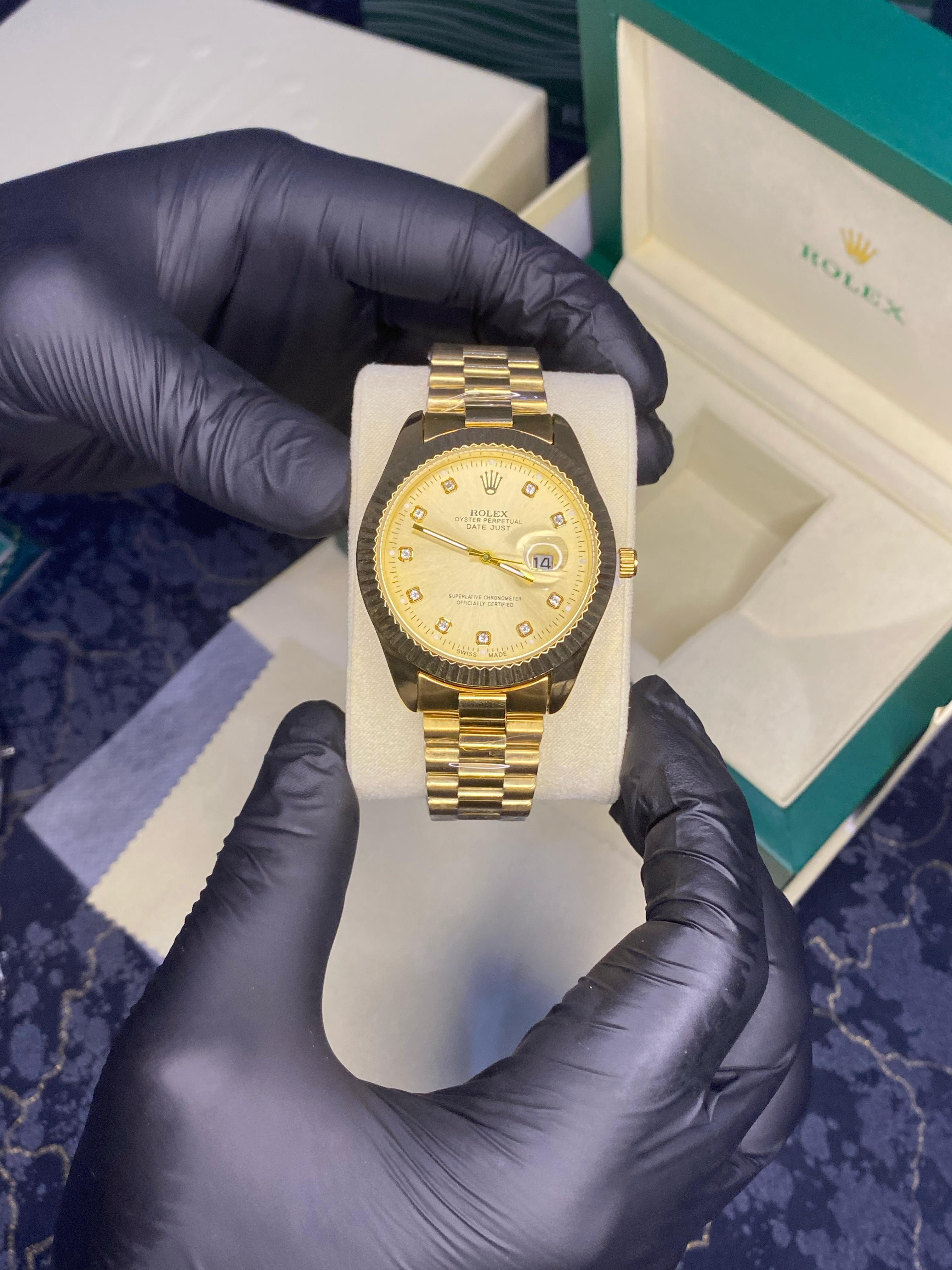 Rolex Oyster Perpetual | Date Just | Master Quality | Stainless Steel | GOLD