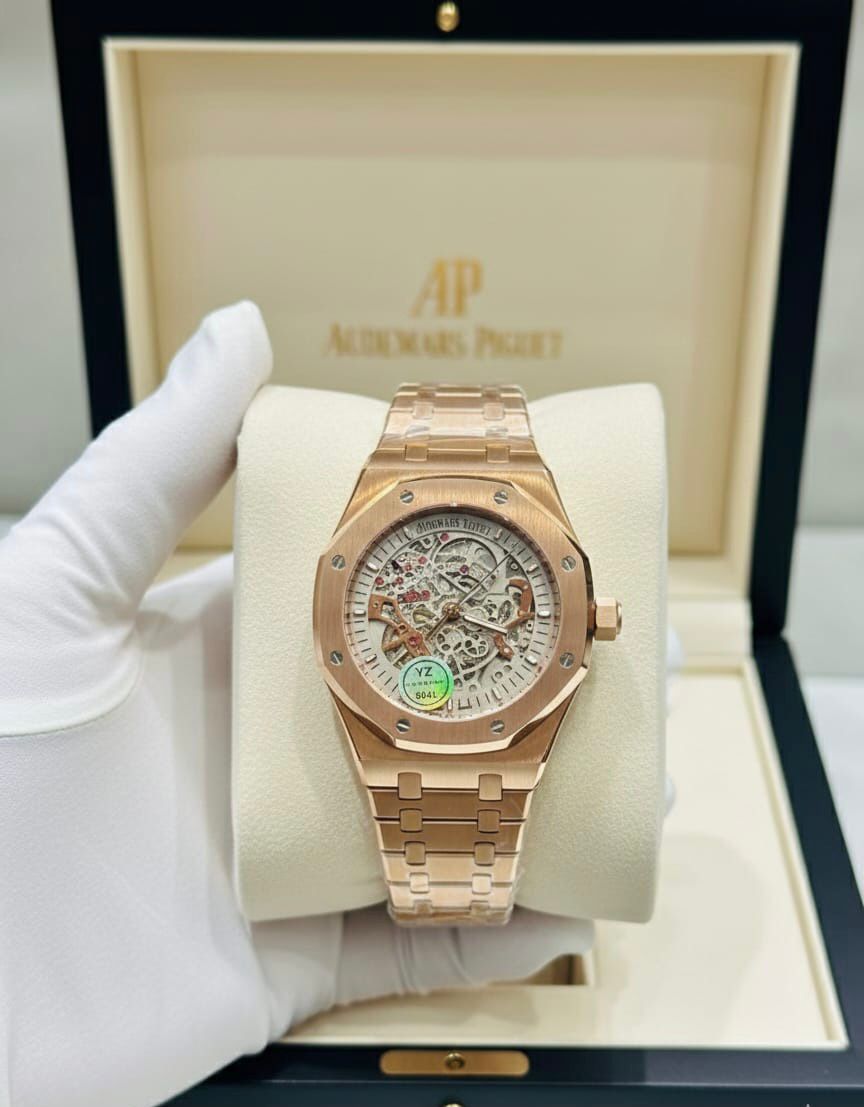 Audemars Piguet – Royal Oak Openworked (Skeleton) – Champagne