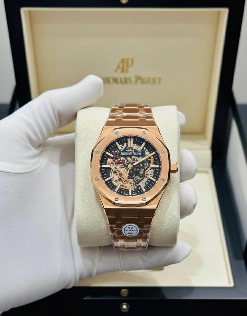 Audemars Piguet – Royal Oak Openworked (Skeleton) – Rose Gold AUTO