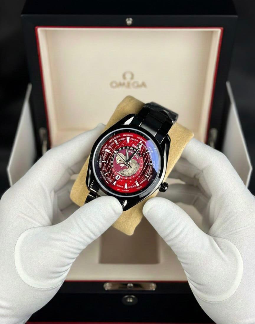 Omega Seamaster  – Worldtimer | Deep Red Dial |